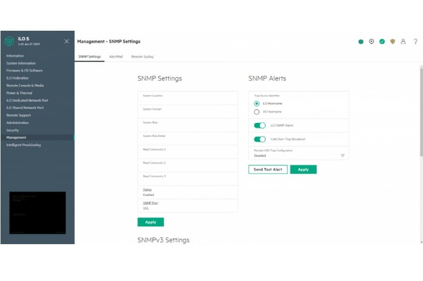 iLO 5 Web Interface 24