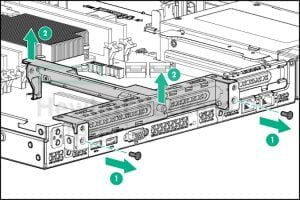 شرایط قرار گیری رایزر کارت در سرور اچ پی